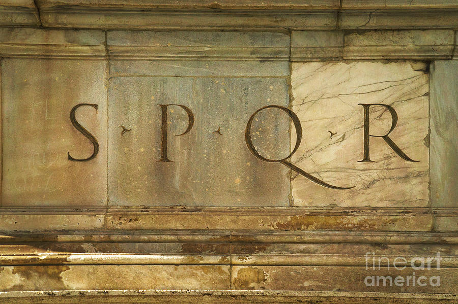 SPQR - The Roman Senate and People Photograph by Stefano Senise