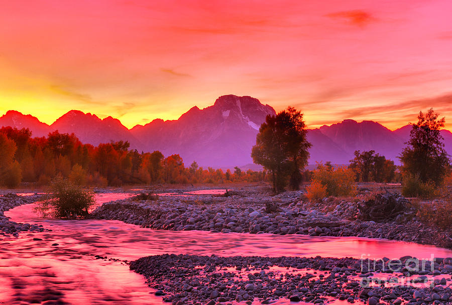 Spread Creek Sunset Photograph by Adam Jewell