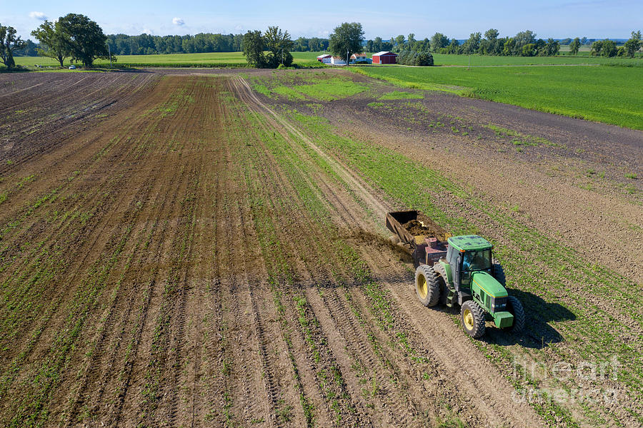 Spreading Manure Photograph by Jim West/science Photo Library