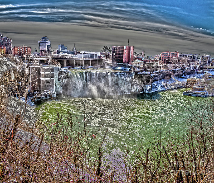 Spring at High Falls Photograph by William Norton
