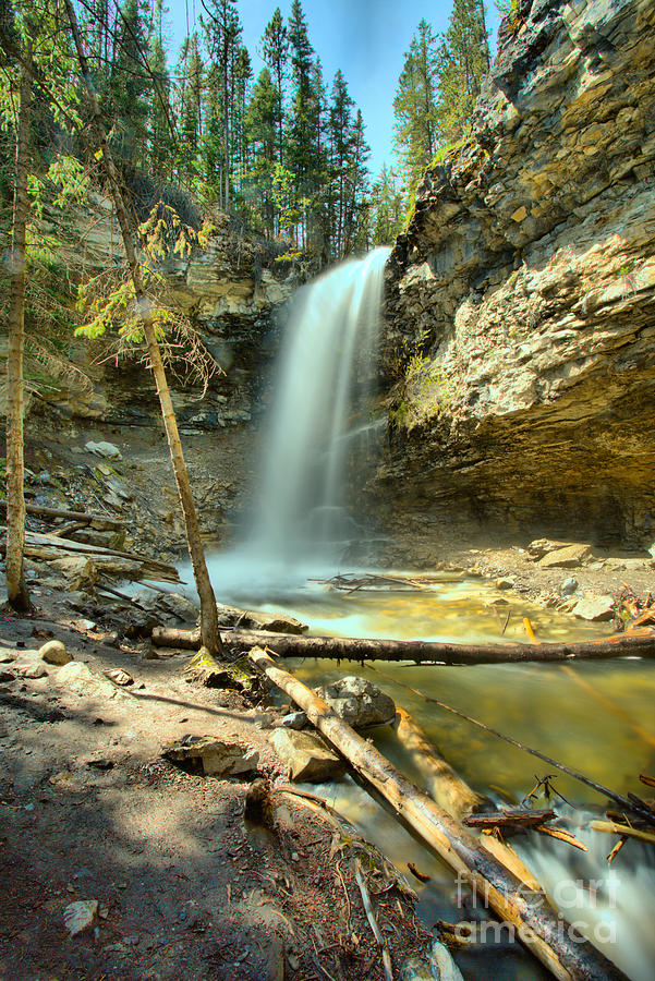 Spring At Troll Falls Photograph by Adam Jewell