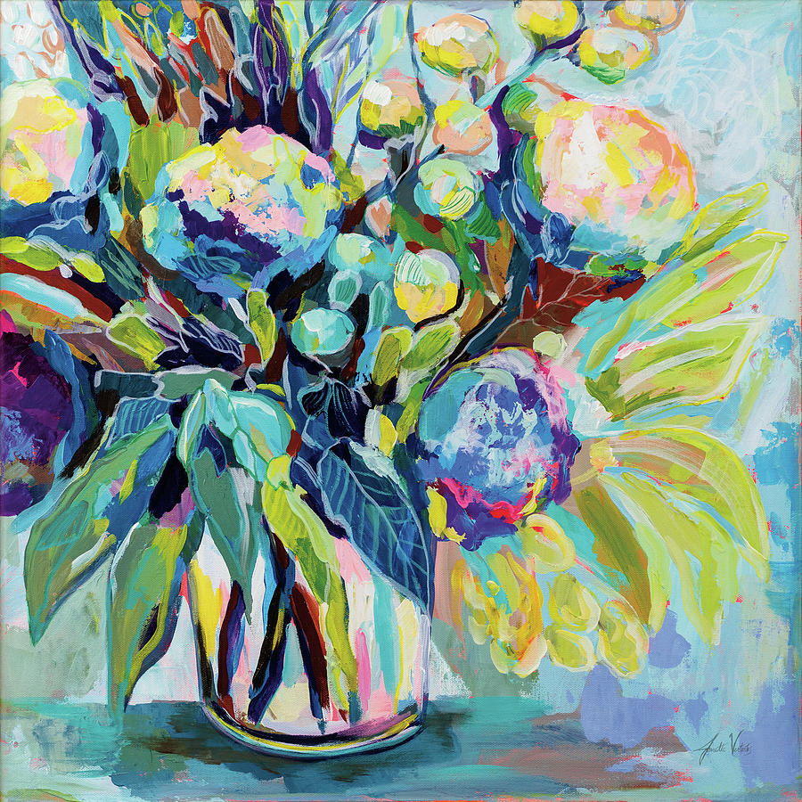 Spring Bloom Painting by Jeanette Vertentes - Fine Art America