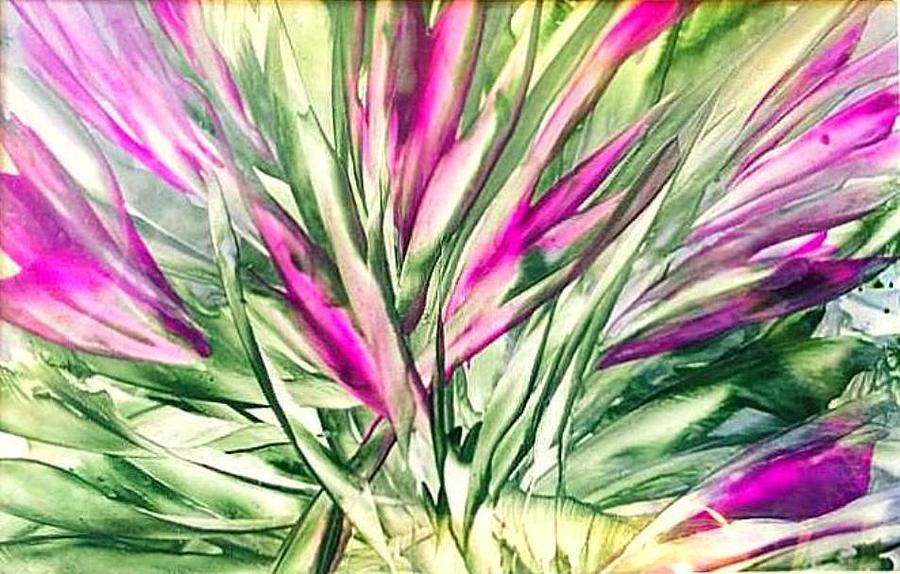 Floral Painting - Spring Blooms by Christine Johanns Floral Painting - Spring Blooms by Christine Johanns