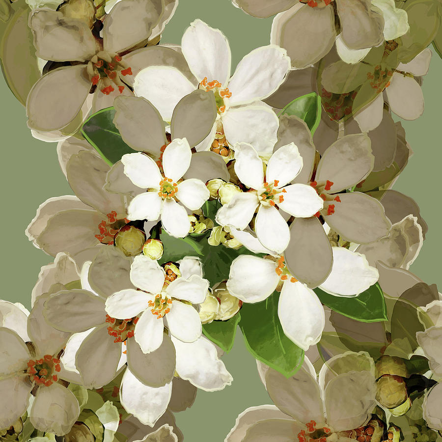 Spring Blossom Mixed Media by BFA Prints