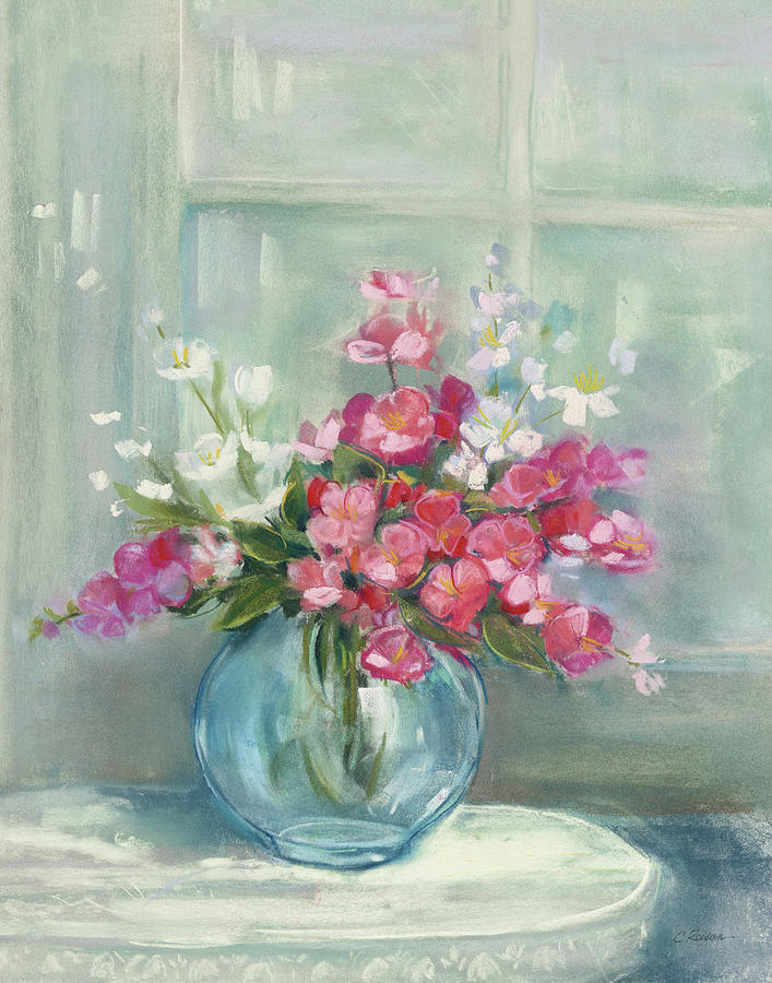Flower Painting - Spring Bouquet I by Carol Rowan