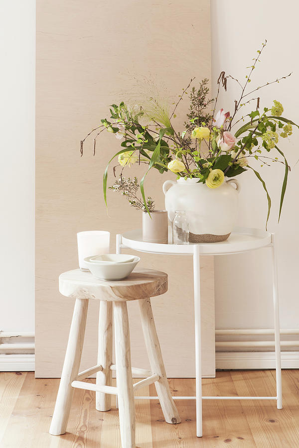 Spring Bouquet In Delicate Pastel Shades Photograph by Hej.hem Interior