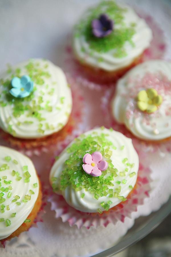 Spring Cupcakes Photograph by Viola Cajo