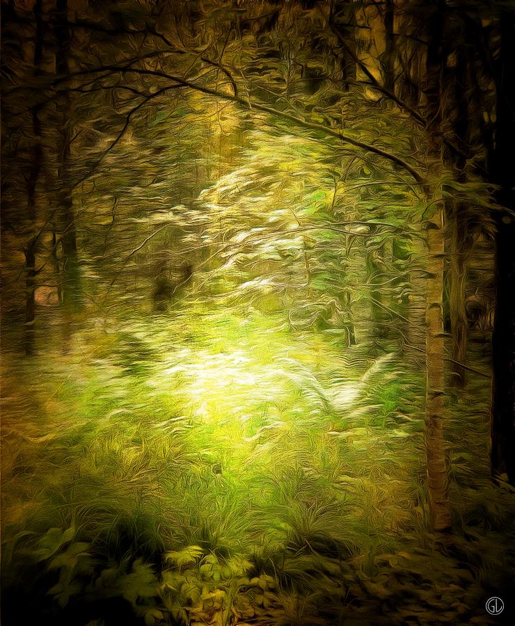 Spring dance on the forest floor Digital Art by Gun Legler