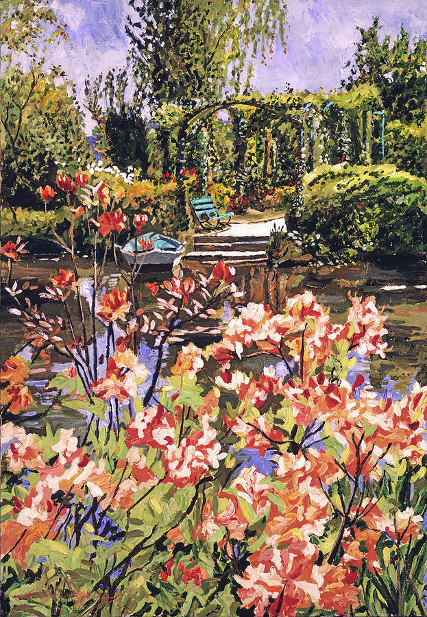 Spring Day In Giverny Painting by David Lloyd Glover