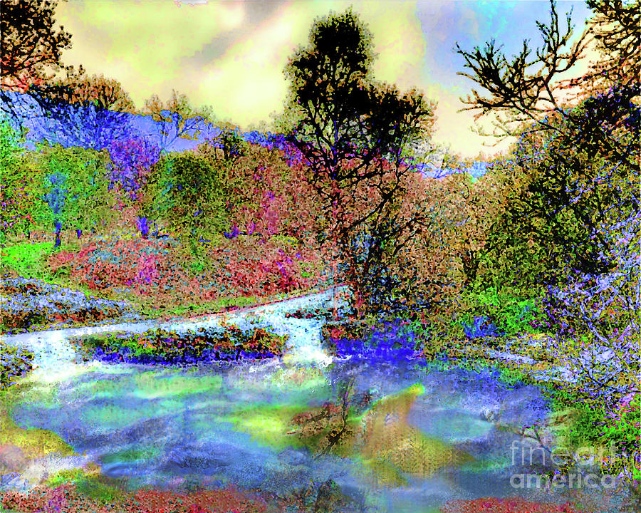 Spring Flooding the Countryside Painting by Bonnie Marie