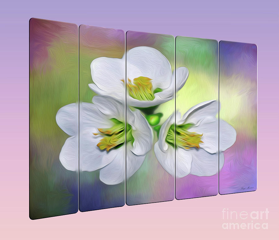 Spring Photograph - Spring Floral - Panel Art by Kaye Menner by Kaye Menner