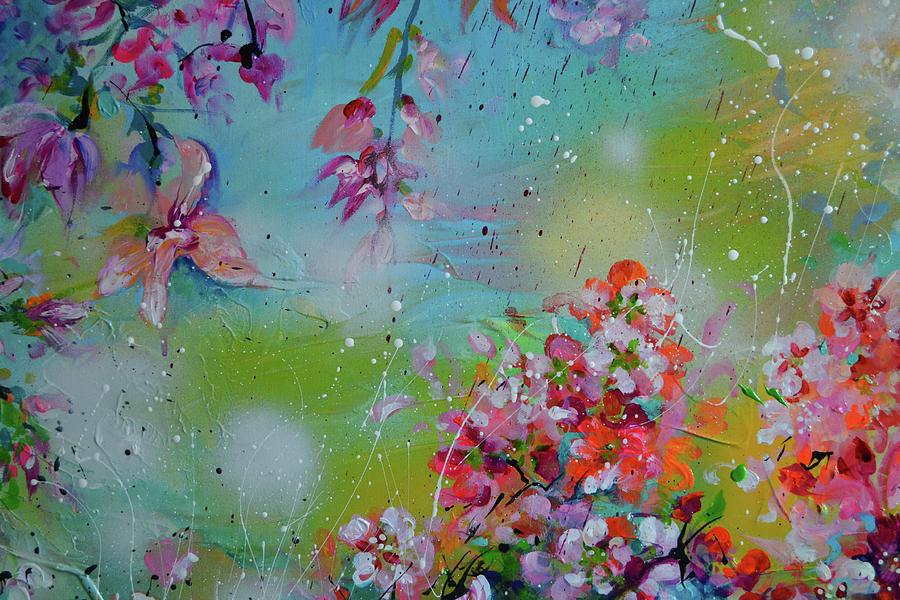 Spring Flower Swing Painting