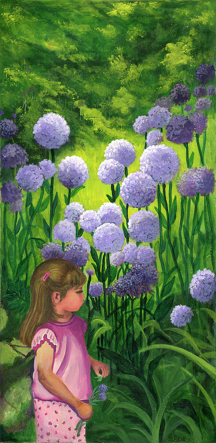 Flower Painting - Spring Garden by Bonnie B Cook