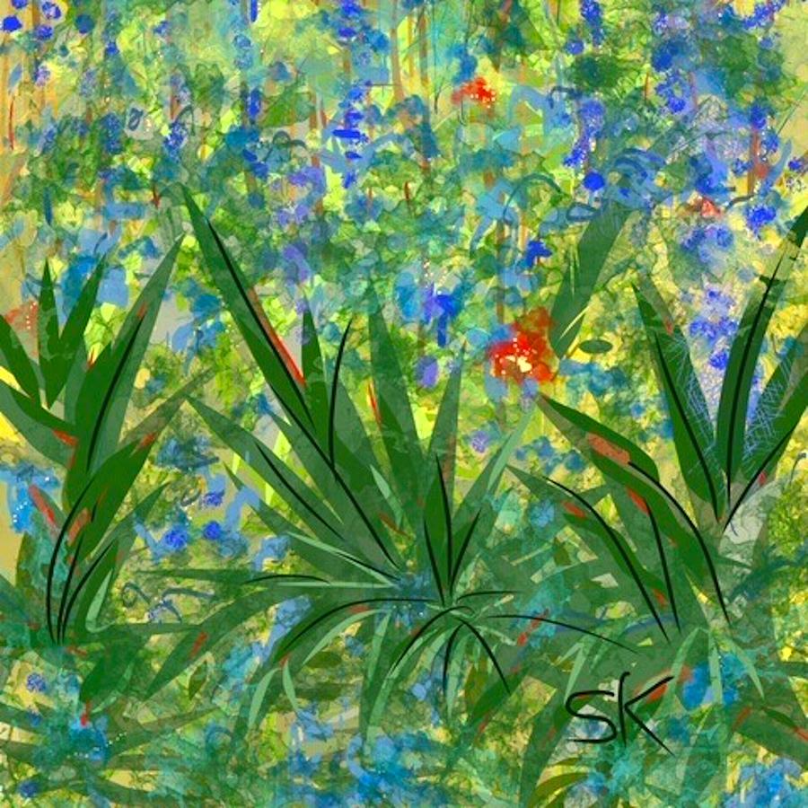 Spring in Her Walk Square by Sherry Killam Spring in Her Walk Square by Sherry Killam