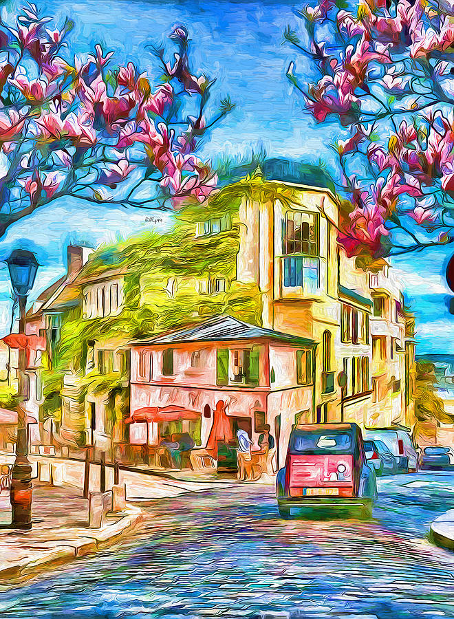 Spring In Paris Painting