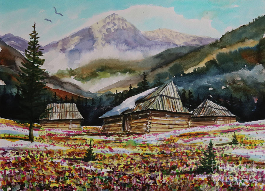 Spring in The Mountains Painting by Dariusz Orszulik