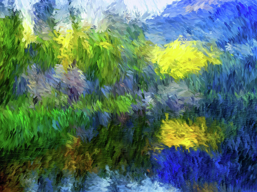 Spring Lake Impressions Digital Art by Doreen Erhardt