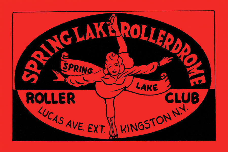 Spring Lake Rollerdome Roller Club Painting by Unknown