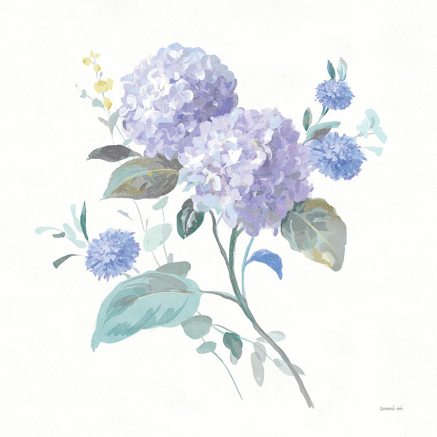 Flower Mixed Media - Spring Morning I by Danhui Nai