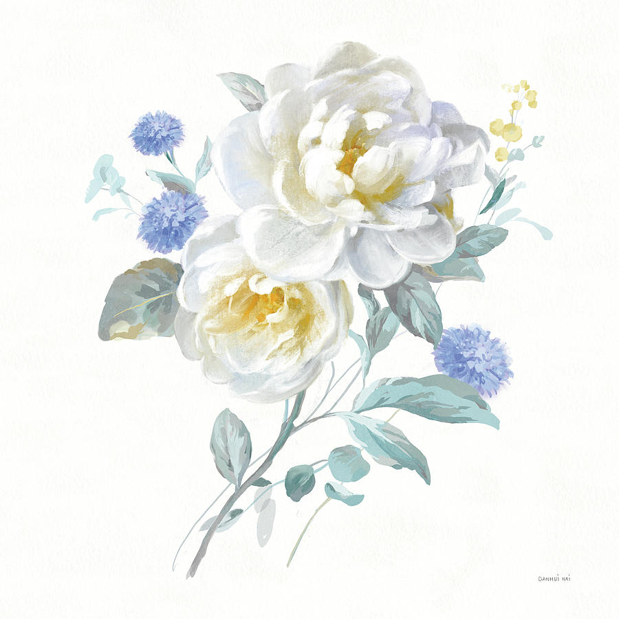 Flower Mixed Media - Spring Morning II by Danhui Nai