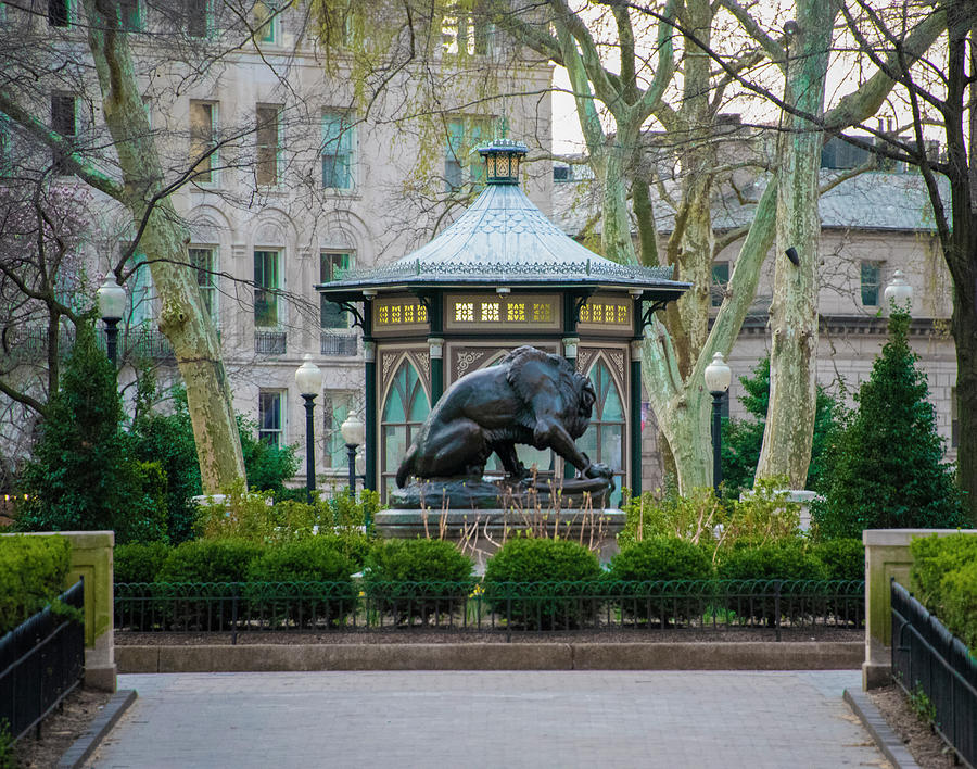 Spring Morning in April - Rittenhouse Square Photograph by Bill Cannon