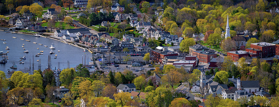 Spring Morning in Camden, Maine Photograph by Rick Berk - Fine Art America