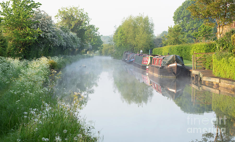 Spring Morning on the Oxford Canal  Photograph by Tim Gainey