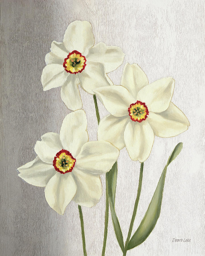 Narcissus Painting - Spring Narcissus by Debra Lake