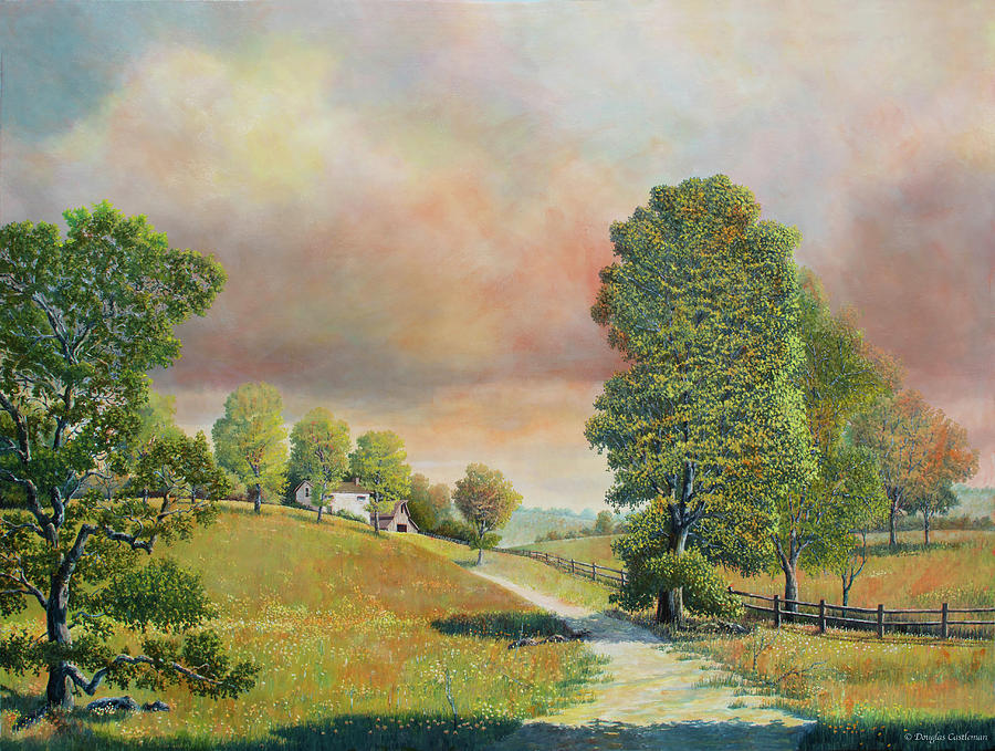 Spring Path Painting by Douglas Castleman