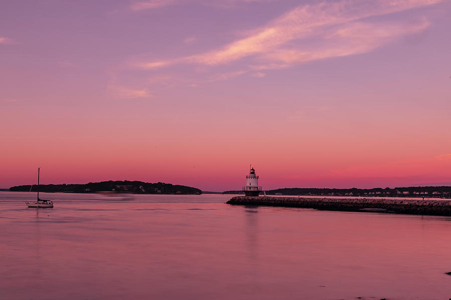Spring Point Light Photograph - Spring Point Light by Bob Doucette Spring Point Light Photograph - Spring Point Light by Bob Doucette
