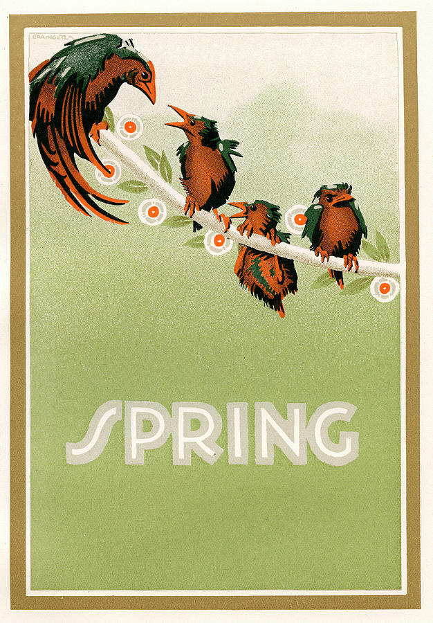 Spring Poster By Granger Photograph by Graphicaartis