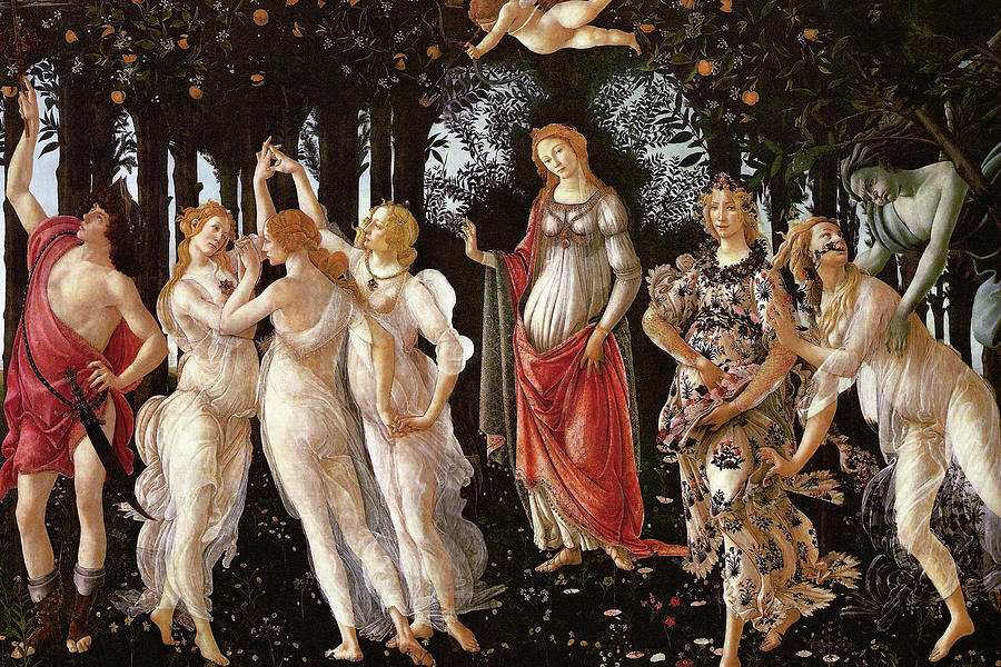 Spring - Primavera Painting by Sandro Botticelli