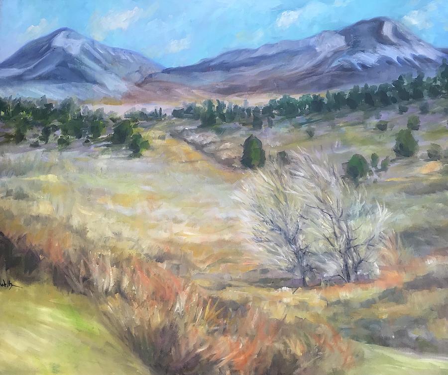 Mountain Painting - Spring Sangre de Cristo by Mary Welty