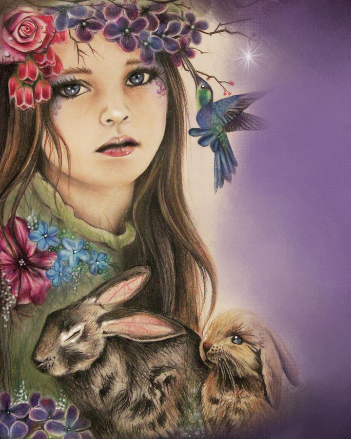 Bird Mixed Media - Spring - Seasons Series by Sheena Pike Art And Illustration