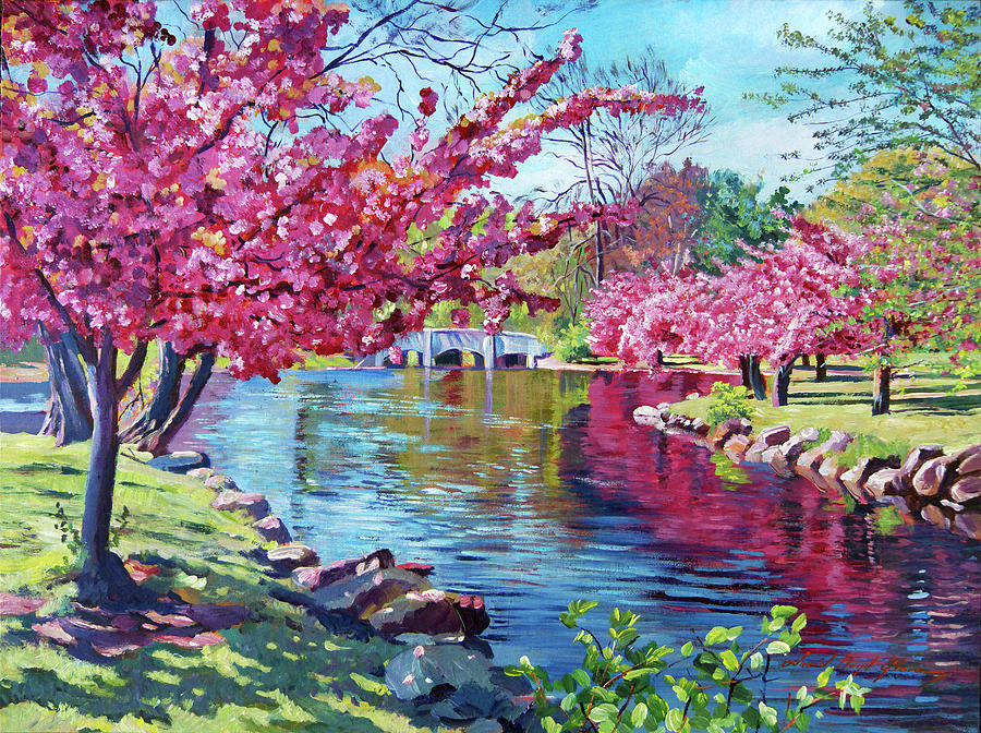 Spring Painting - Spring Soliloquy by David Lloyd Glover
