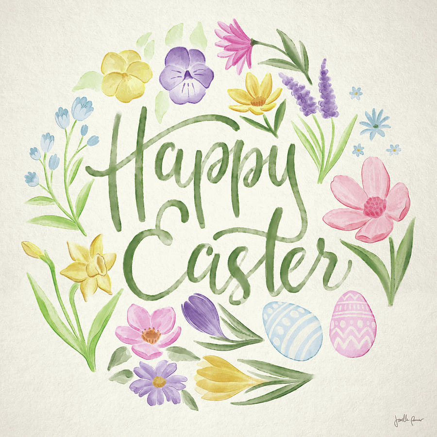 Easter Mixed Media - Spring Spirit V by Janelle Penner