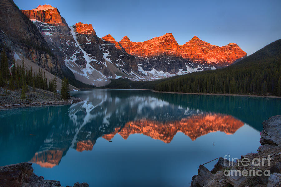 Spring Sunrise At Moraine Lake 2019 Photograph by Adam Jewell