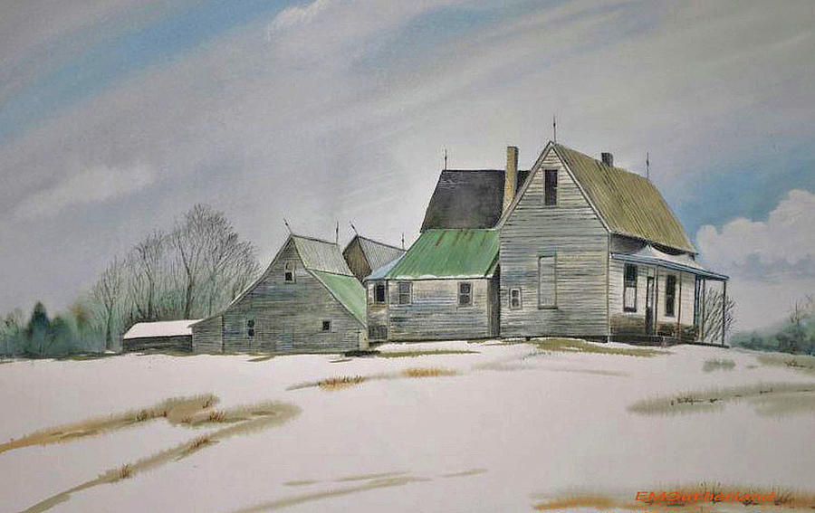 Spring Thaw Painting by E M Sutherland