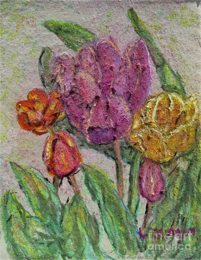 Spring Tulips Painting