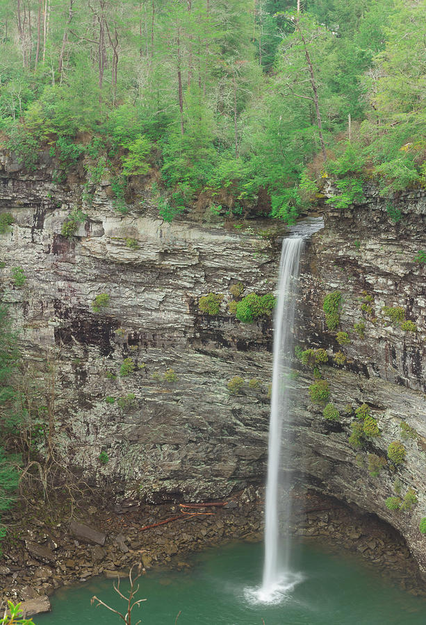 Water Photograph - Spring Waterfall in Tennessee by Tina Walsh Water Photograph - Spring Waterfall in Tennessee by Tina Walsh