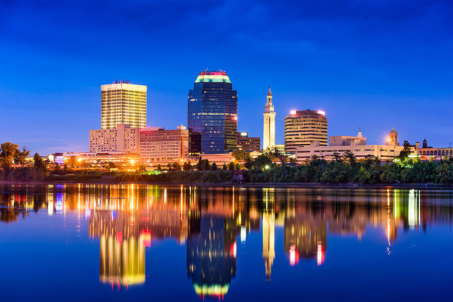 Springfield, Massachusetts, Usa Skyline Photograph by Sean Pavone ...