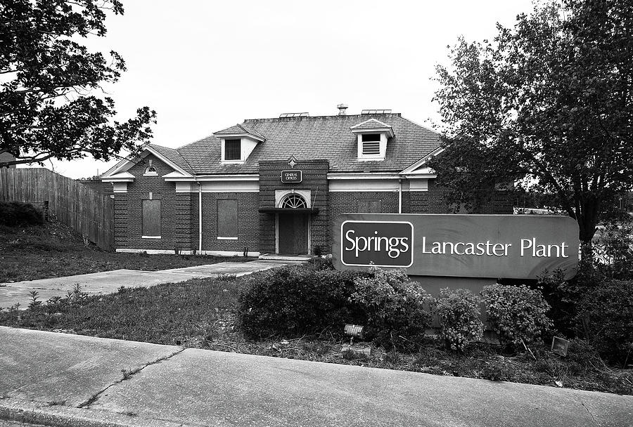 Springs Lancaster Plant Office 2009 B W 1 Photograph by Joseph C Hinson