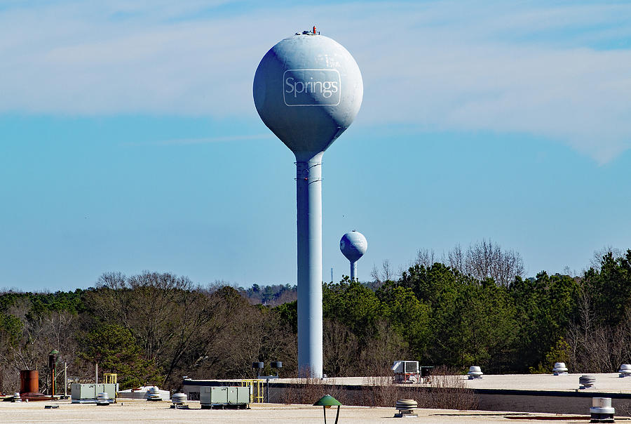 Springs Mills Water Tower Color 10 Photograph by Joseph C Hinson