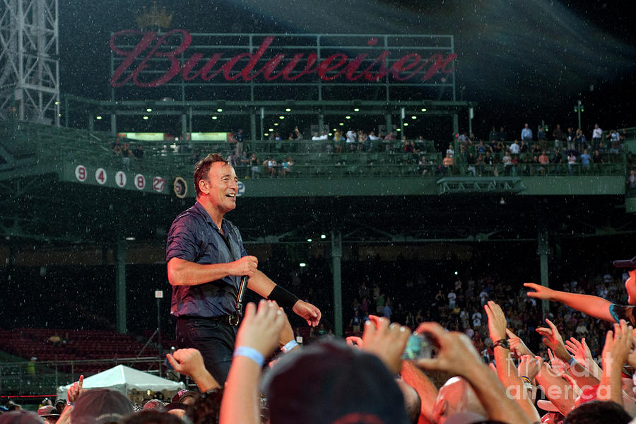 Springsteen at Fenway Photograph by Jeff Ross