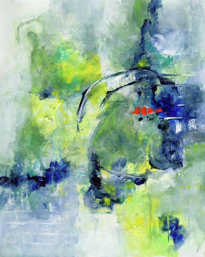 Abstract Painting - Springtime Abstract I by Joyce Combs