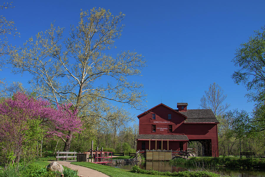 Spring Photograph - Springtime at Bonneyville Mill by Jason Champaigne