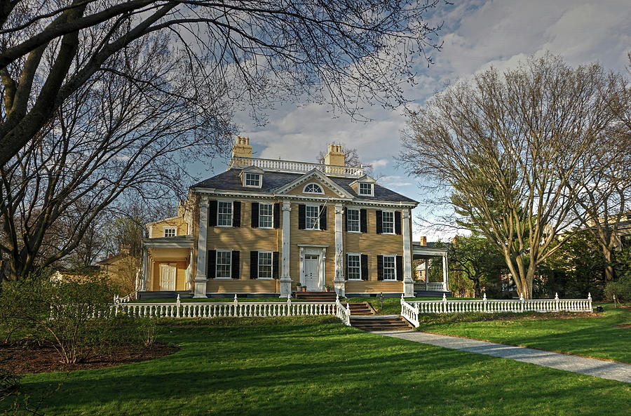 Springtime at Longfellow House by Wayne Marshall Chase Springtime at Longfellow House by Wayne Marshall Chase
