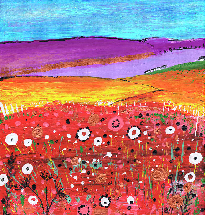 Flower Painting - Springtime Flowers by Caroline Duncan Art