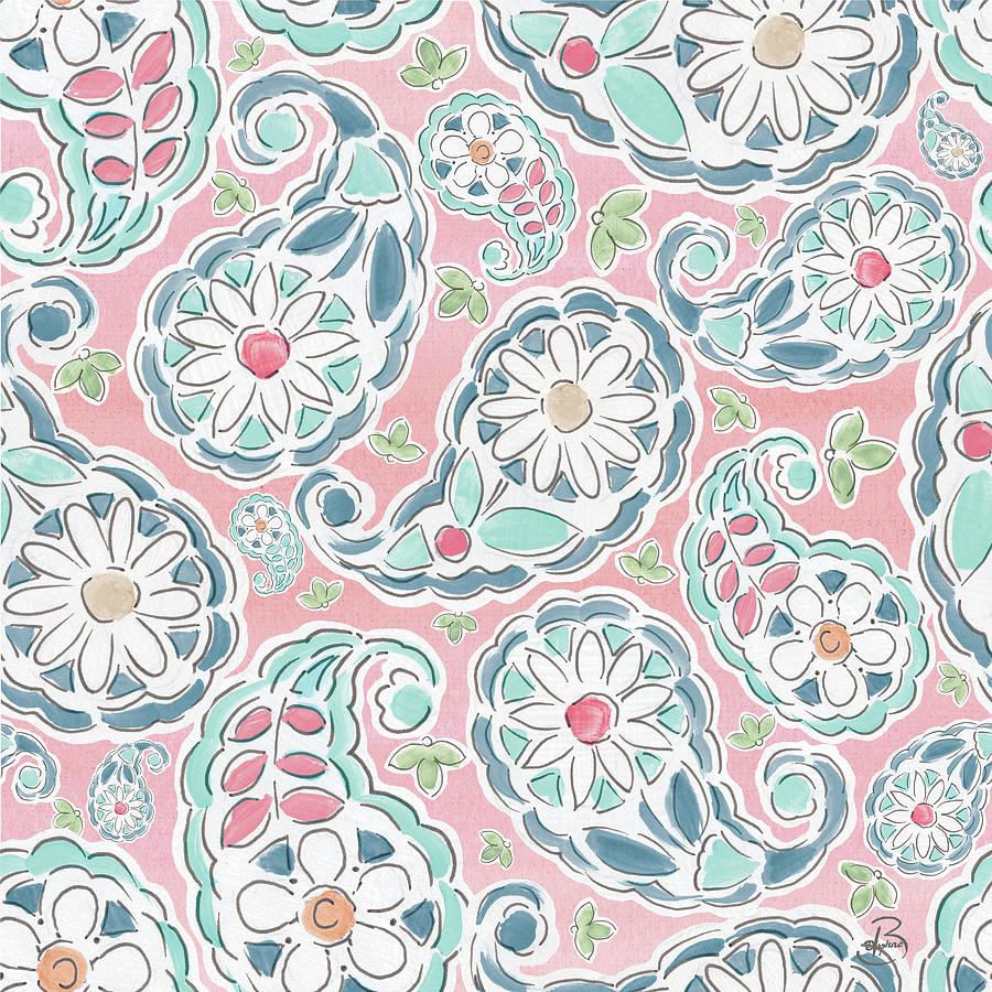Pattern Painting - Springtime Pattern IIc by Daphne Brissonnet