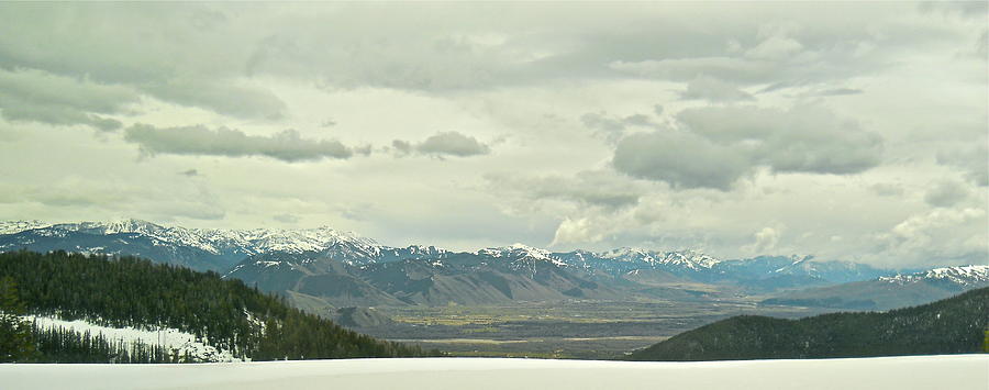 Springtime Teton Panorama Photograph